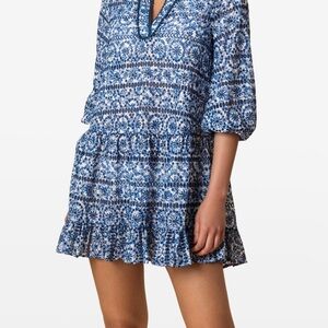 Shoshanna Umbrella Evelet Mini Dress